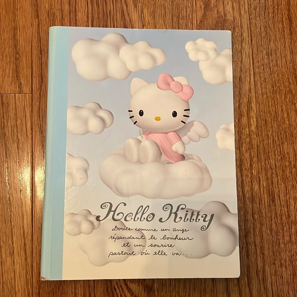Hello Kitty Sanrio Vintage 2000s Clouds College Ruled Composition Notebook